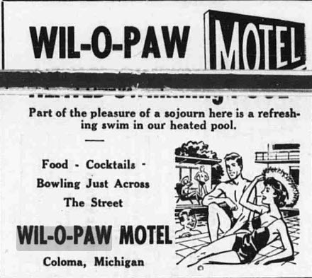 Wil-O-Paw Motel - 1970S Ad